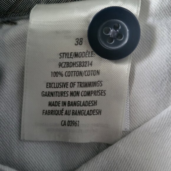 Size 38 Silver Grey Beige Shorts golf - Picture 4 of 7